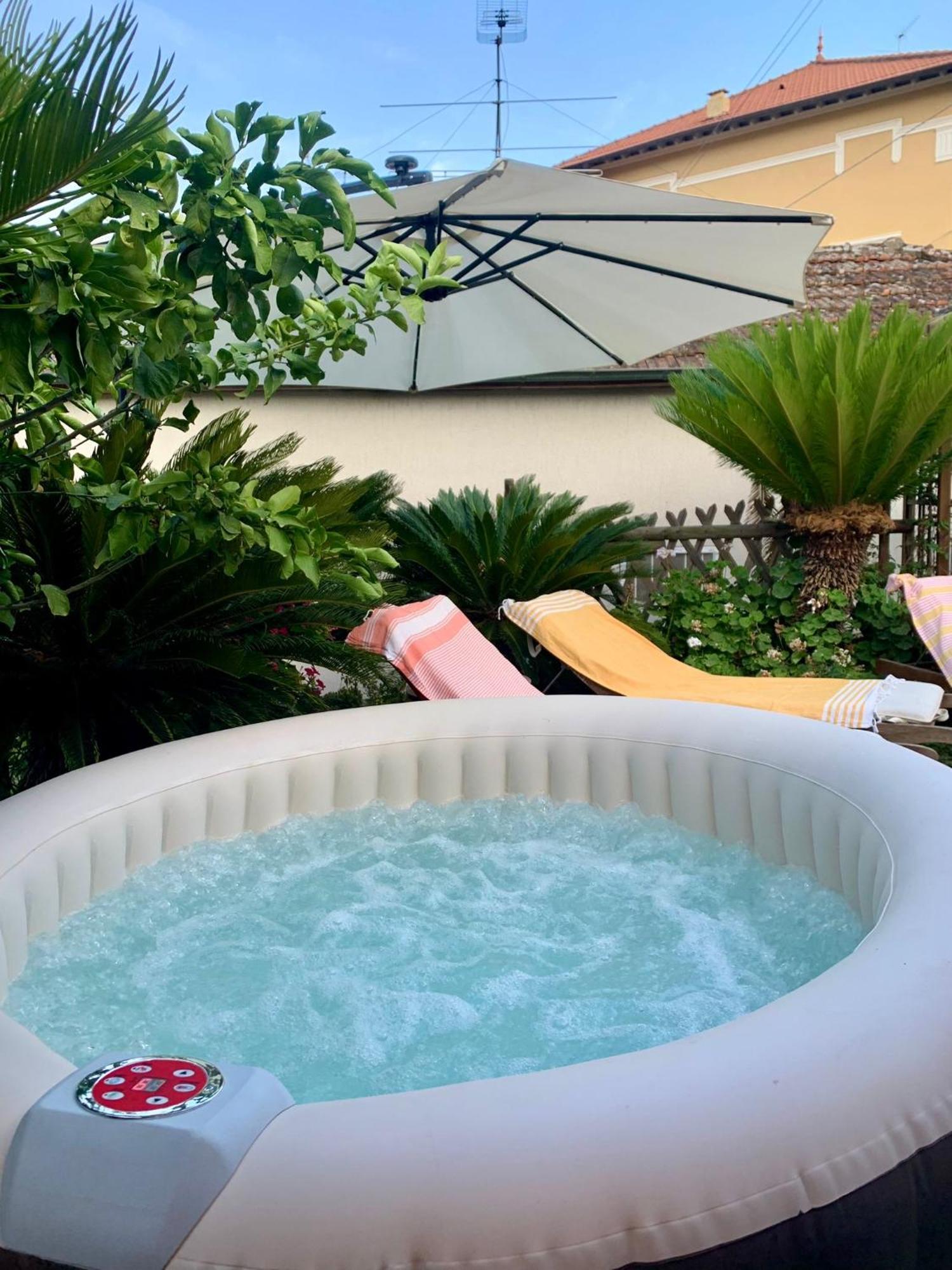 The Sea Flower Appartamento Con Giardino E Garage Auto Incluso سانريمو المظهر الخارجي الصورة